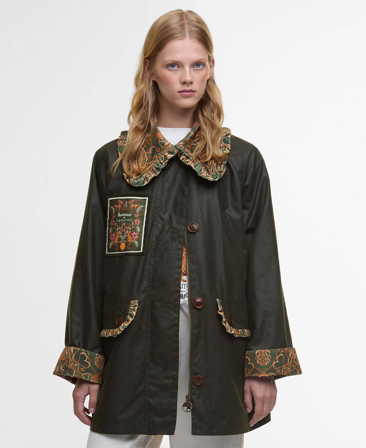 Barbour Barbour FARM Rio Maria-Clara Waxed Jacket