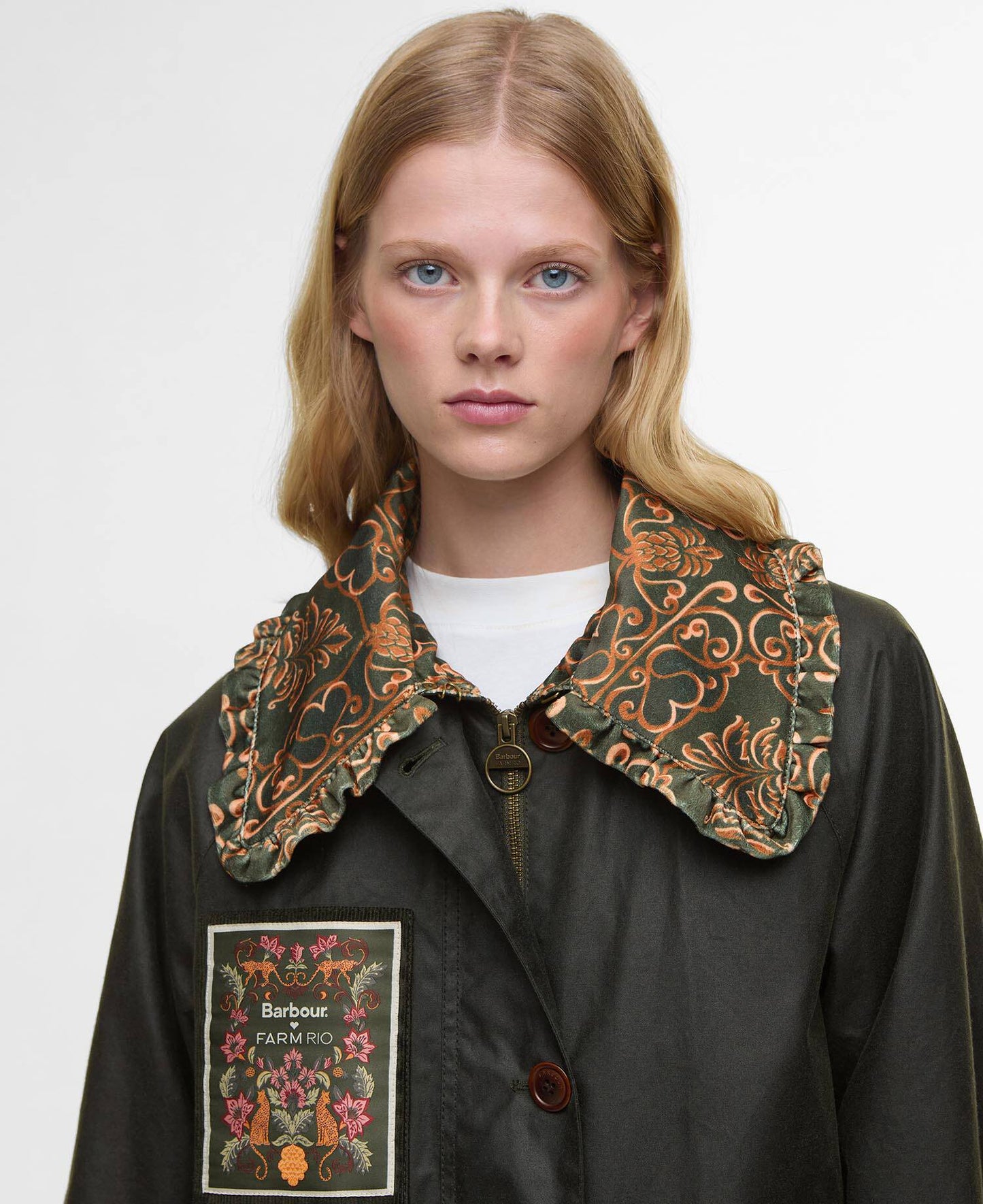 Barbour Barbour FARM Rio Maria-Clara Waxed Jacket