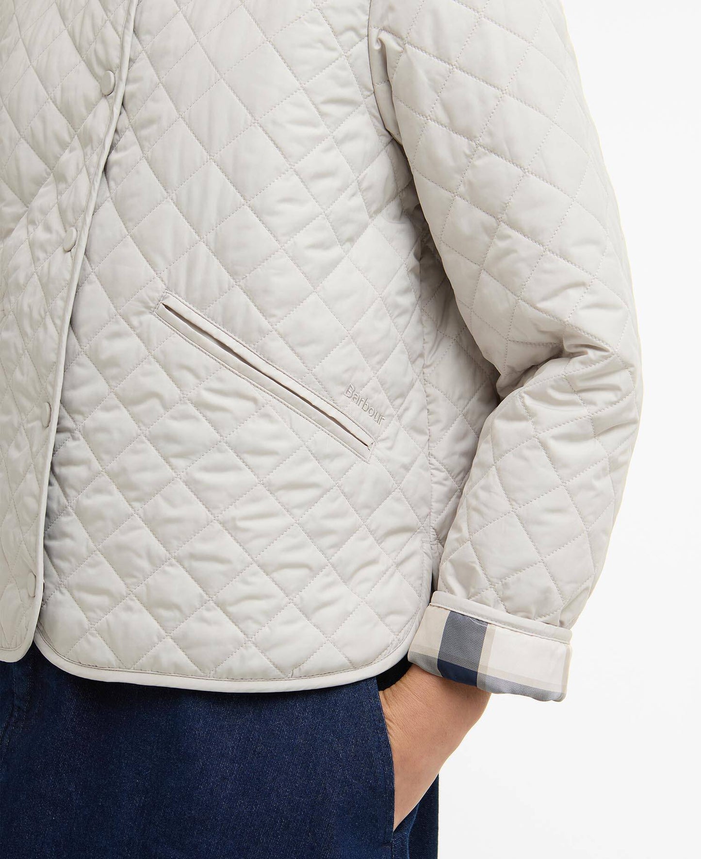 Barbour Cashel Collarless Quilted Jacket