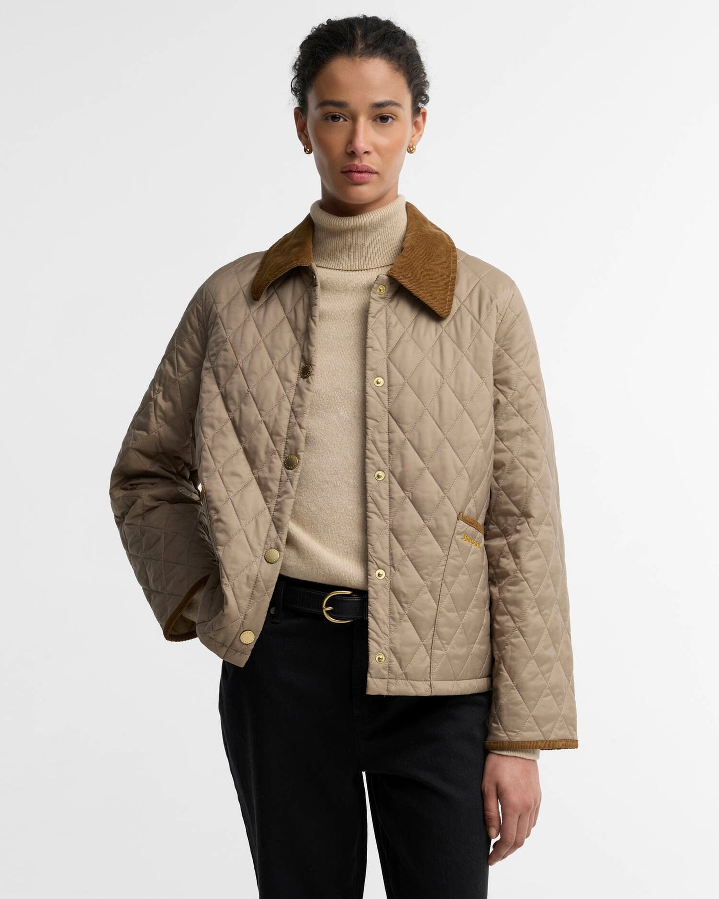 Barbour Icons Cropped Liddesdale Quilted Jacket