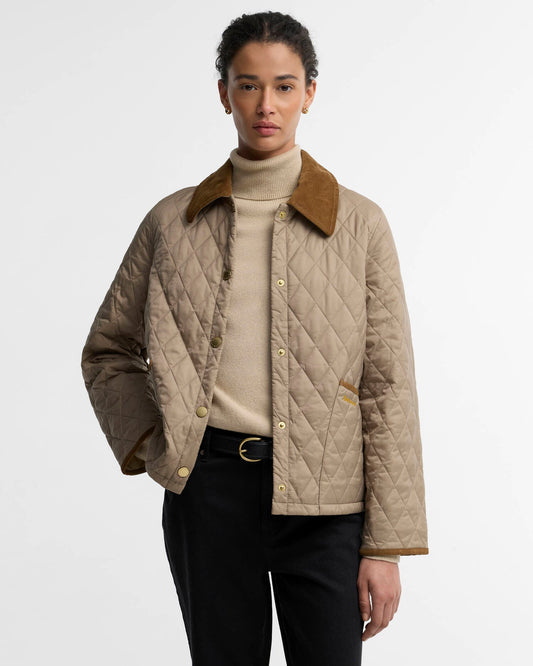 Barbour Icons Cropped Liddesdale Quilted Jacket