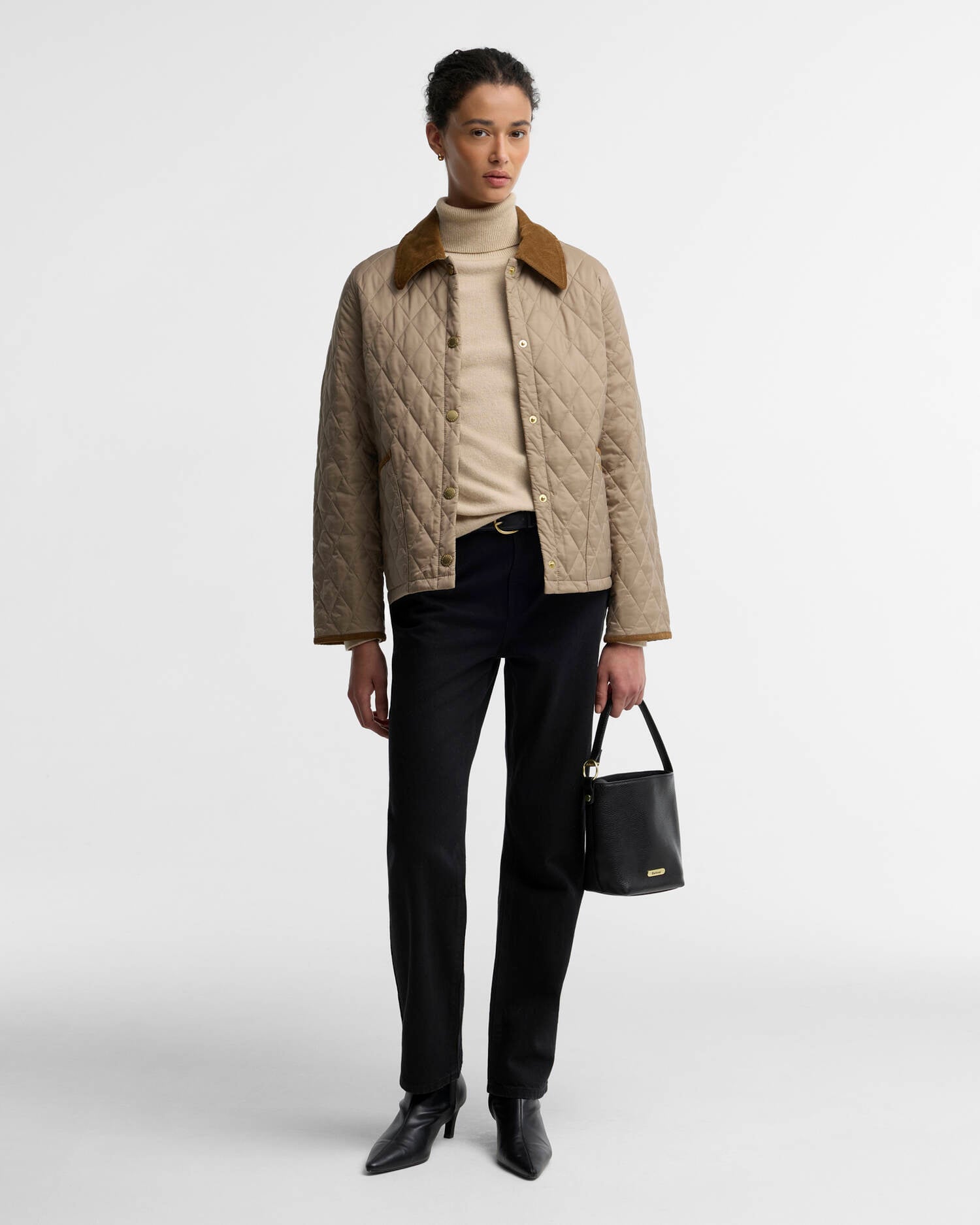 Barbour Icons Cropped Liddesdale Quilted Jacket