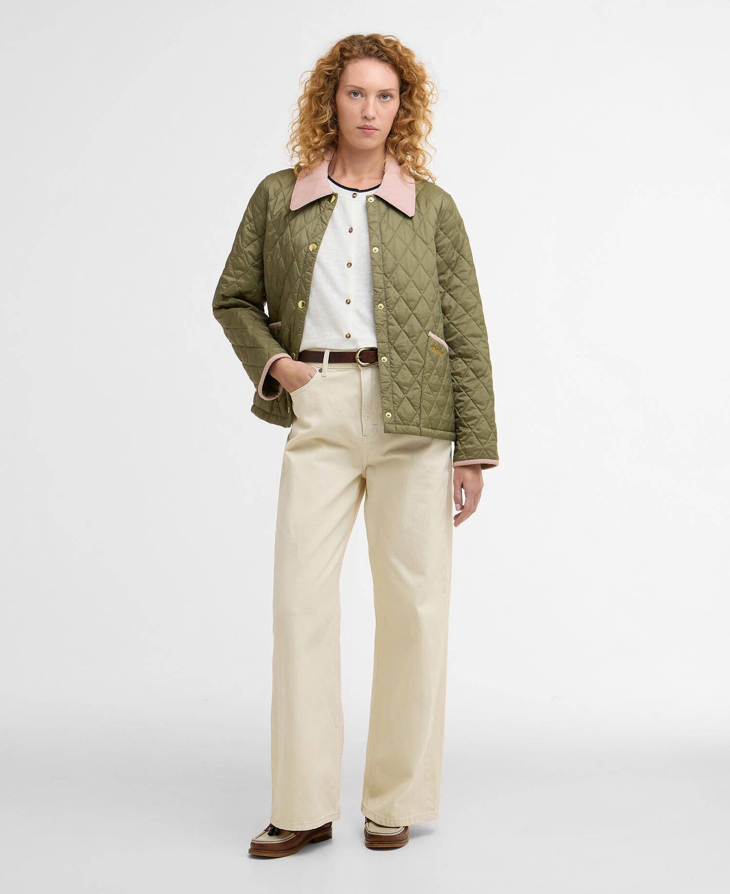 Barbour Icons Cropped Liddesdale Quilted Jacket