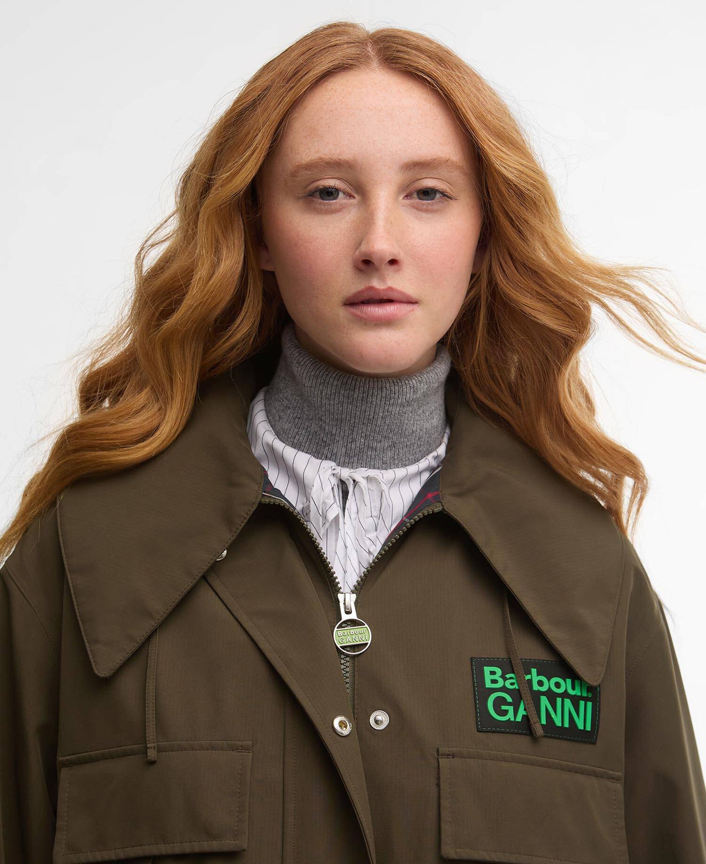 Barbour Barbour x GANNI Waterproof Parka Jacket