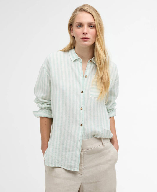Barbour Annie Striped Linen Shirt