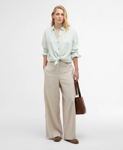 Barbour Annie Striped Linen Shirt