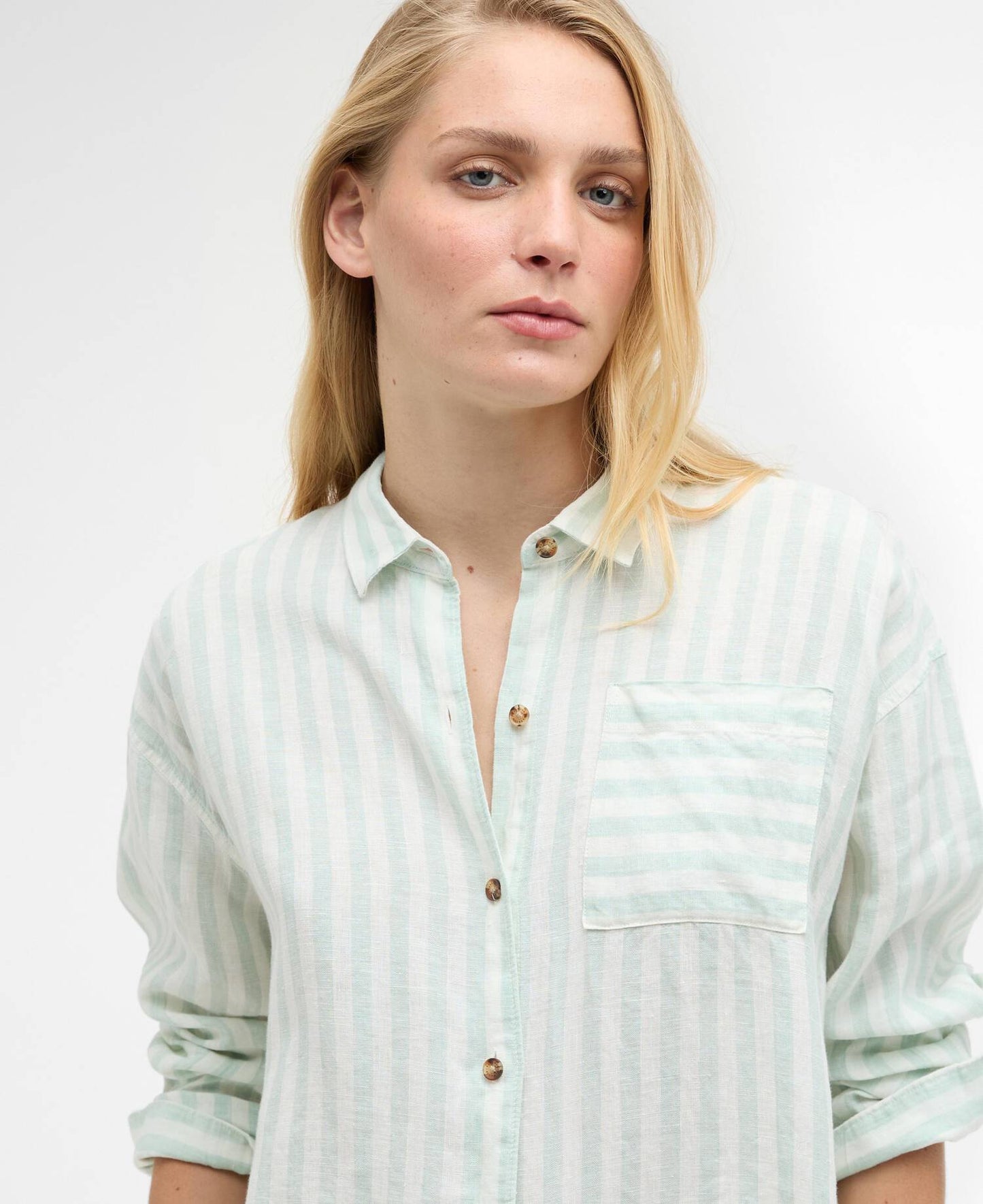 Barbour Annie Striped Linen Shirt
