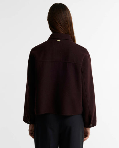 Barbour Antonella Wool-Blend Overshirt
