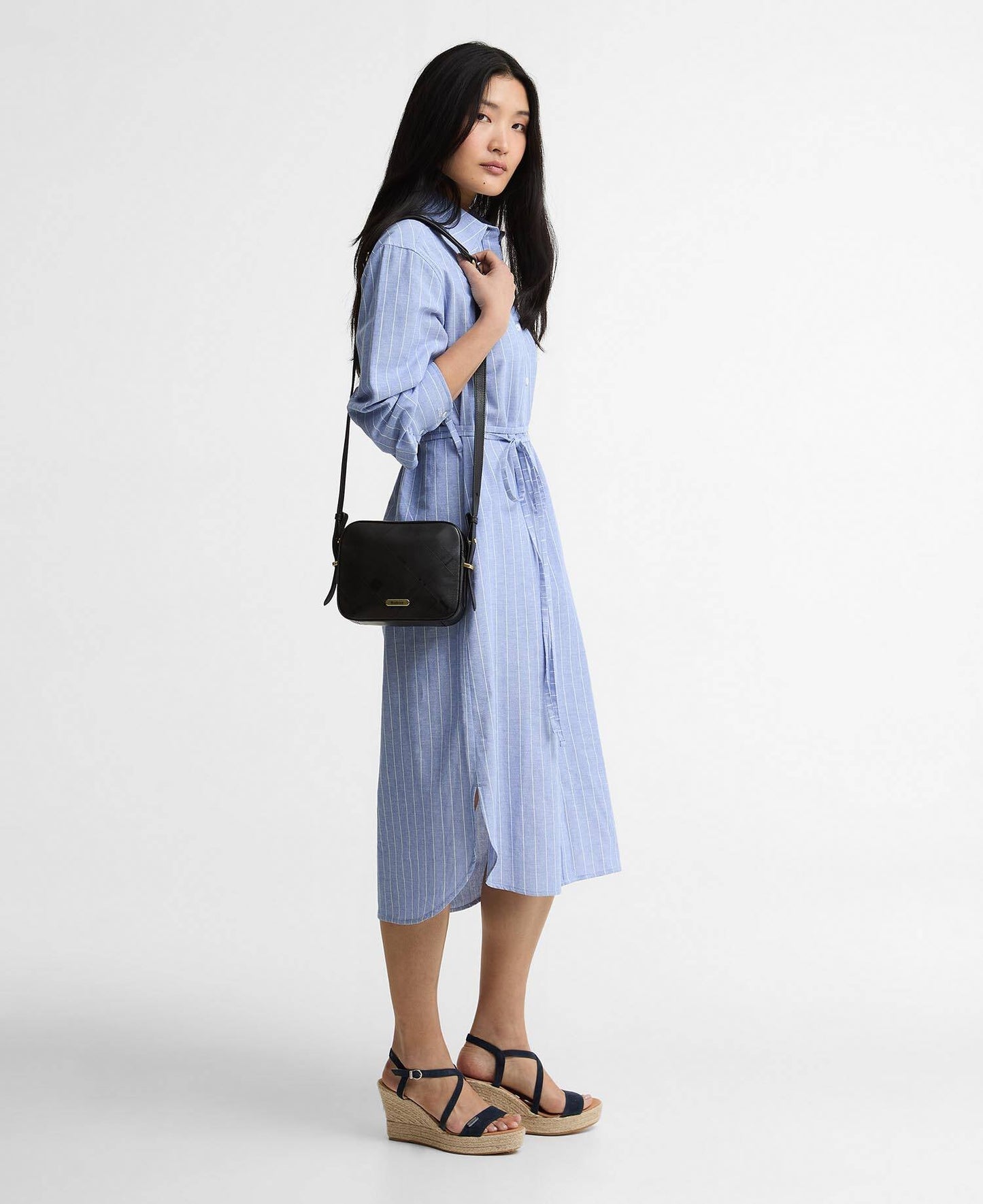 Barbour Avon Striped Shirt Dress