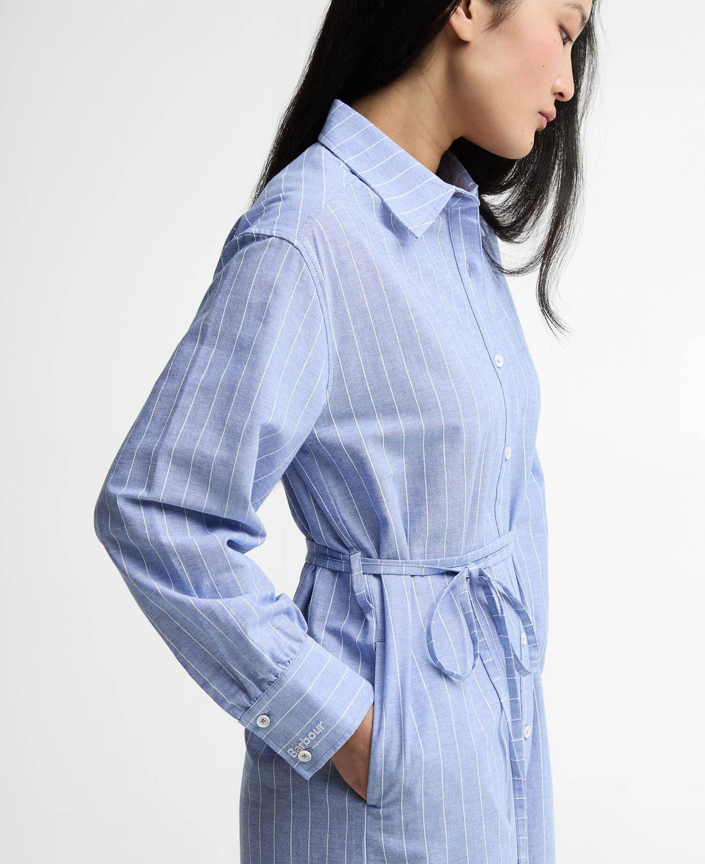 Barbour Avon Striped Shirt Dress