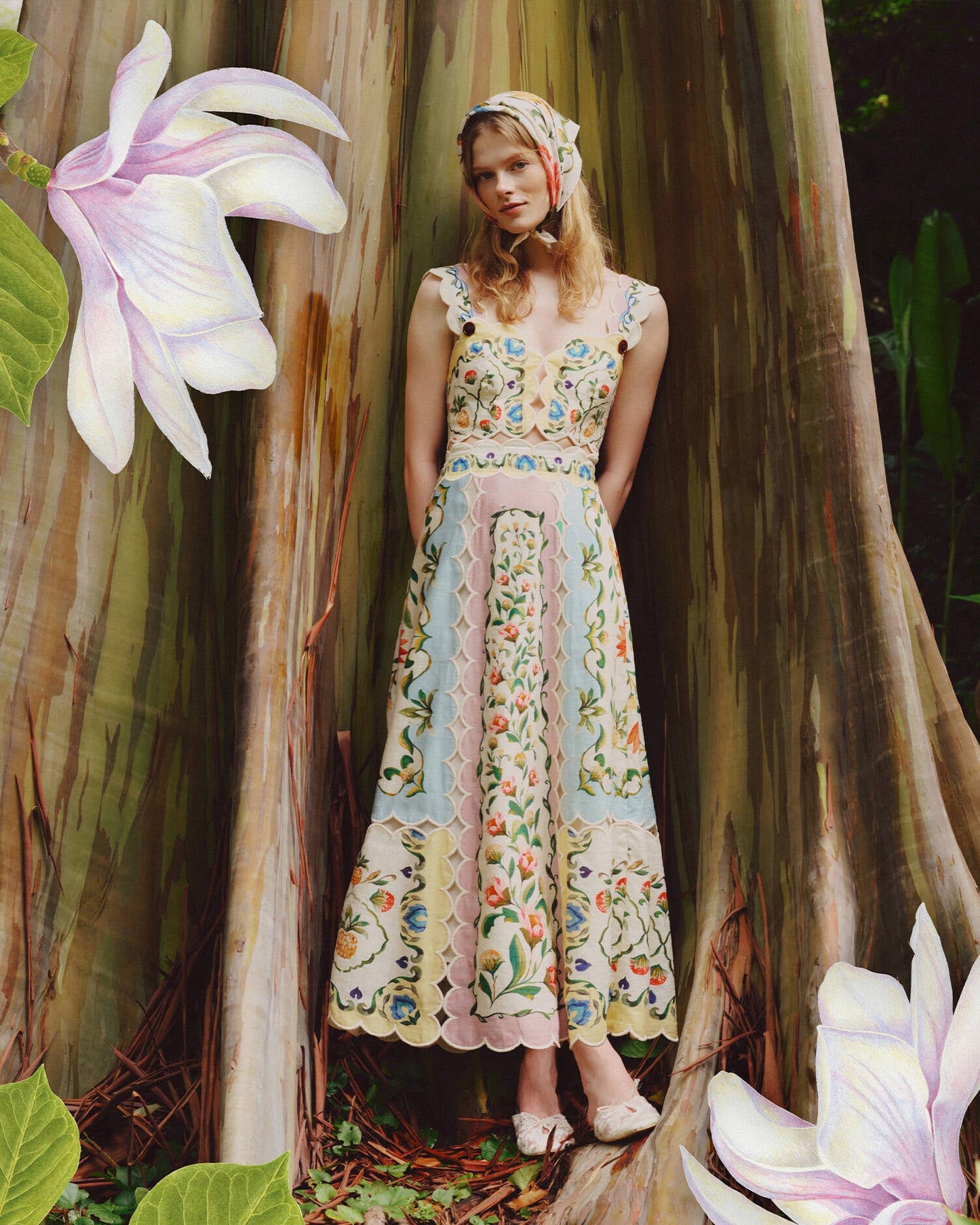 Barbour Barbour FARM Rio Petal Midi Dress