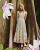 Cream Spring Petal Flower Print