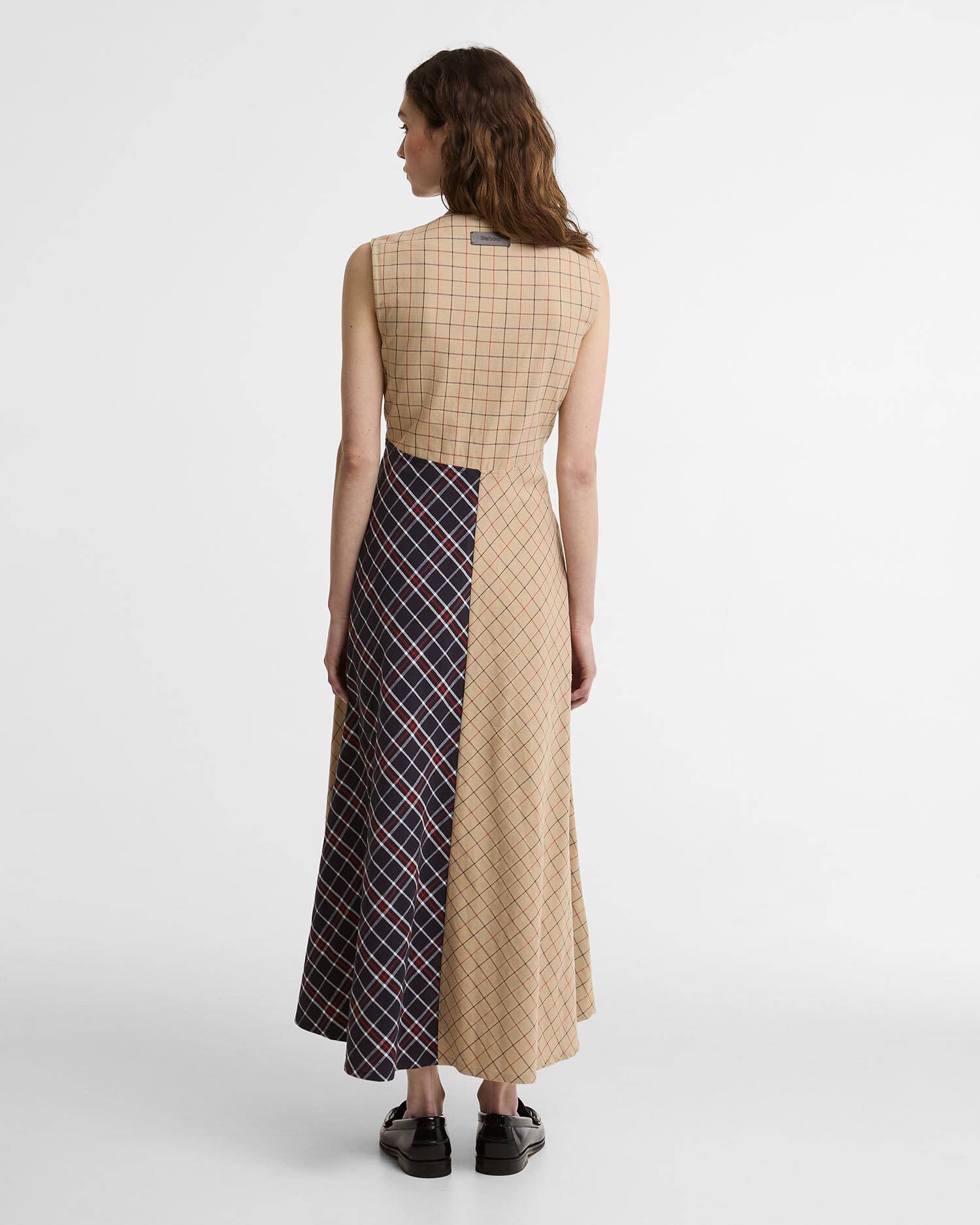 Barbour Dalbury Tartan Midi Dress