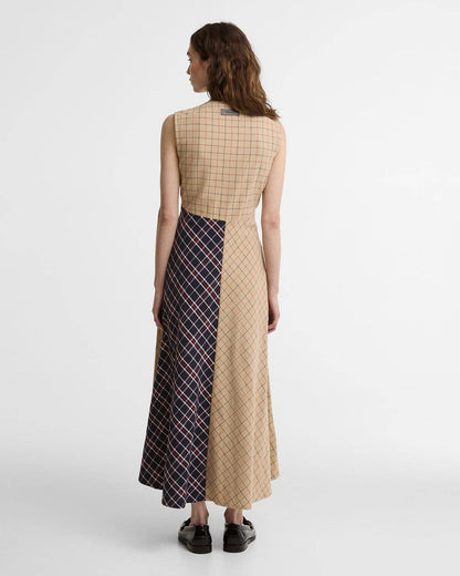 Barbour Dalbury Tartan Midi Dress