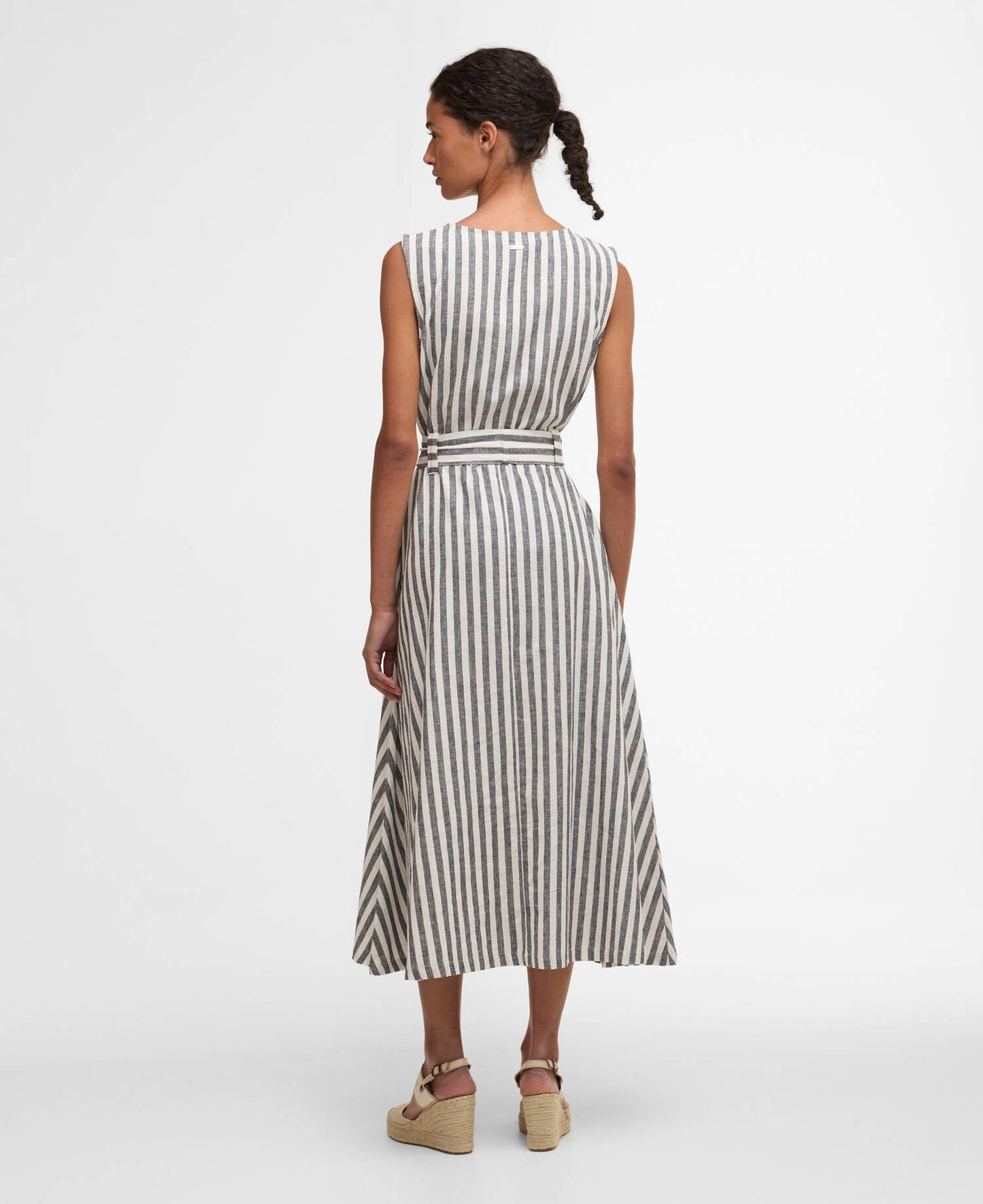 Barbour Inez Striped Midi Dress