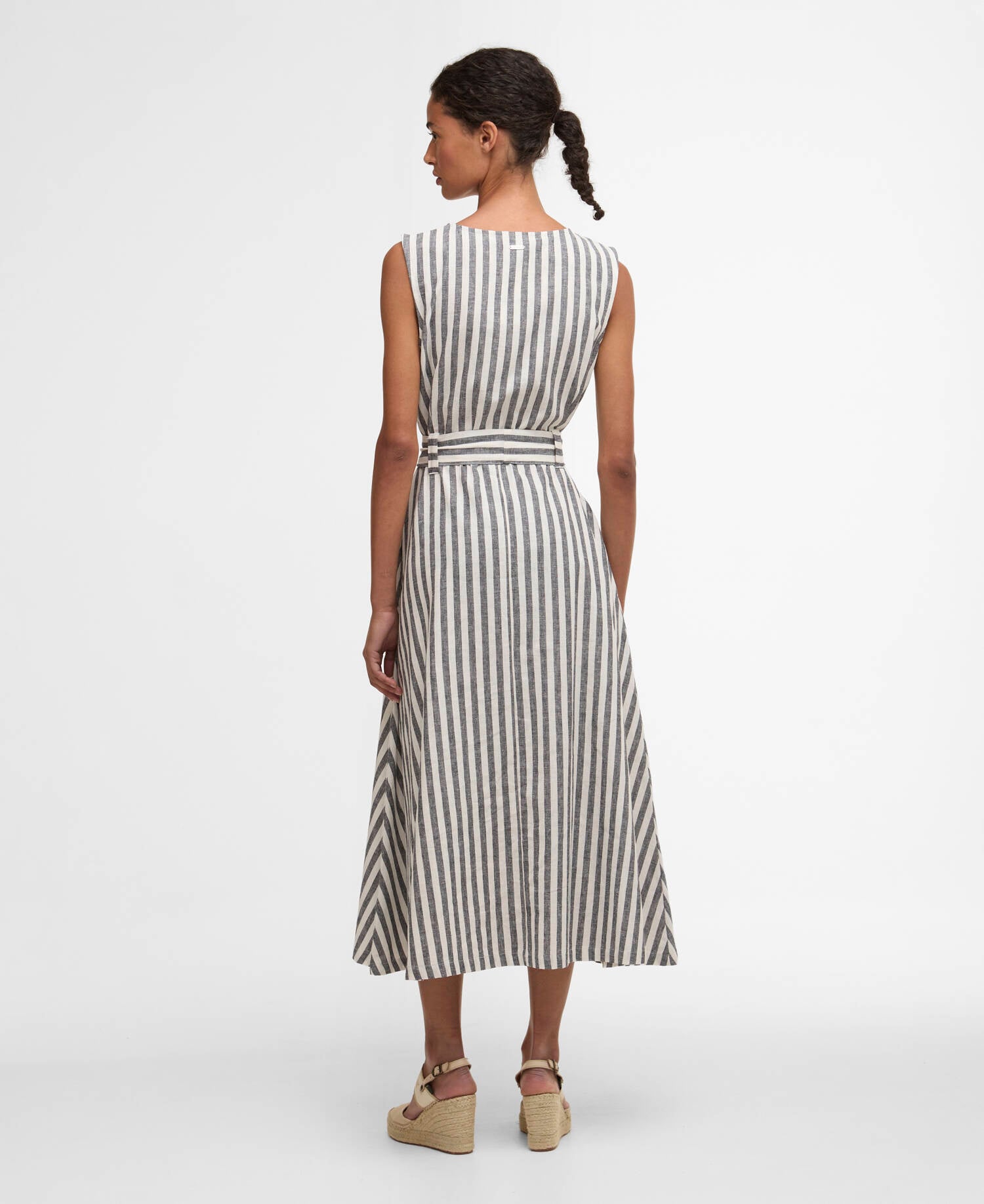 Barbour Inez Striped Midi Dress