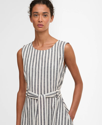 Barbour Inez Striped Midi Dress