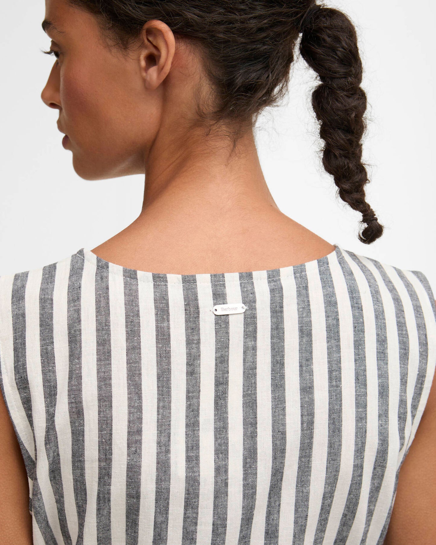 Barbour Inez Striped Midi Dress