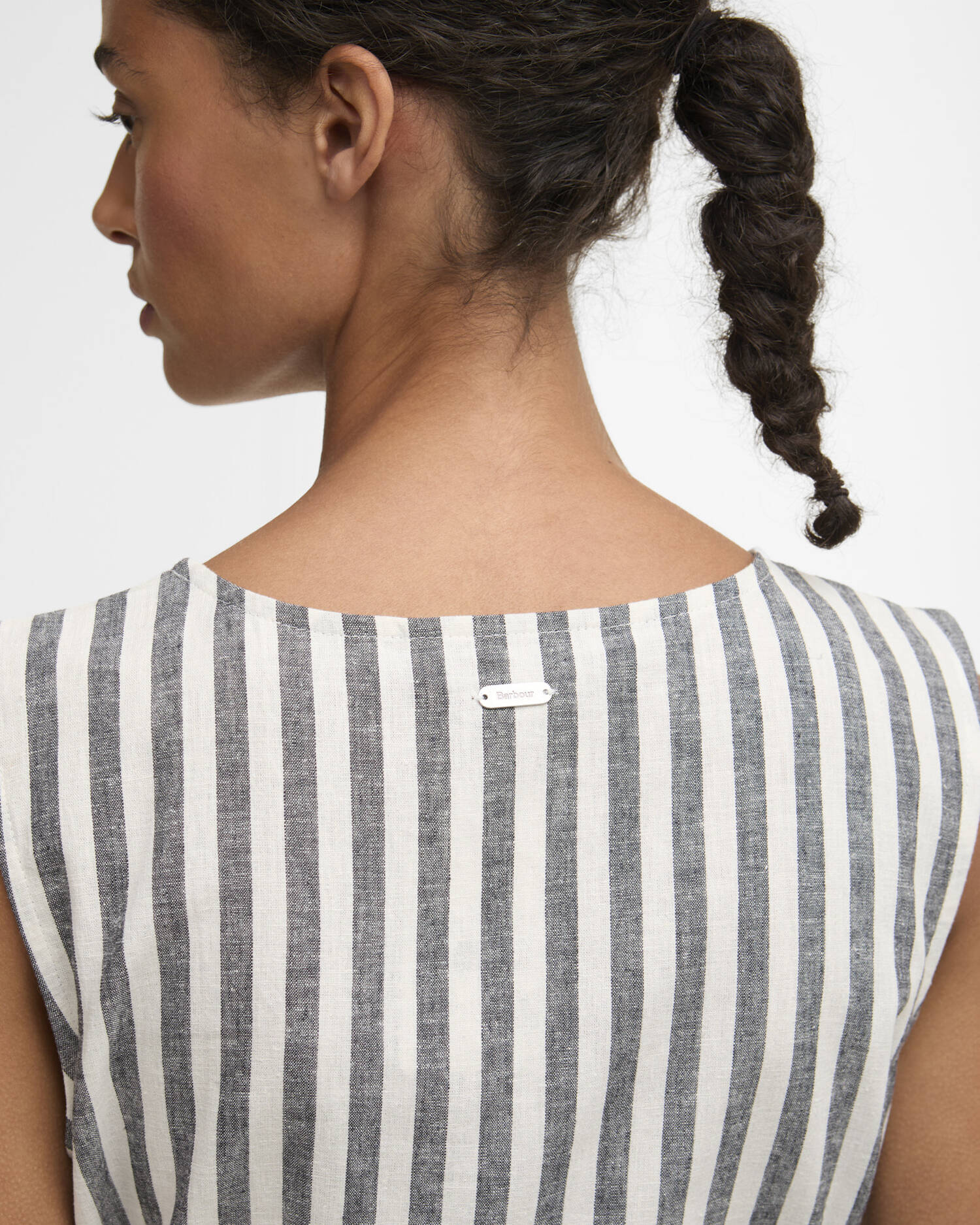 Barbour Inez Striped Midi Dress