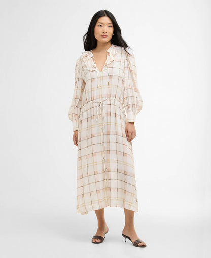 Barbour Asker Check Midi Dress