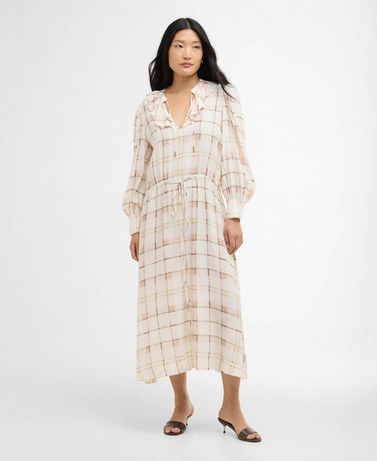 Barbour Asker Check Midi Dress