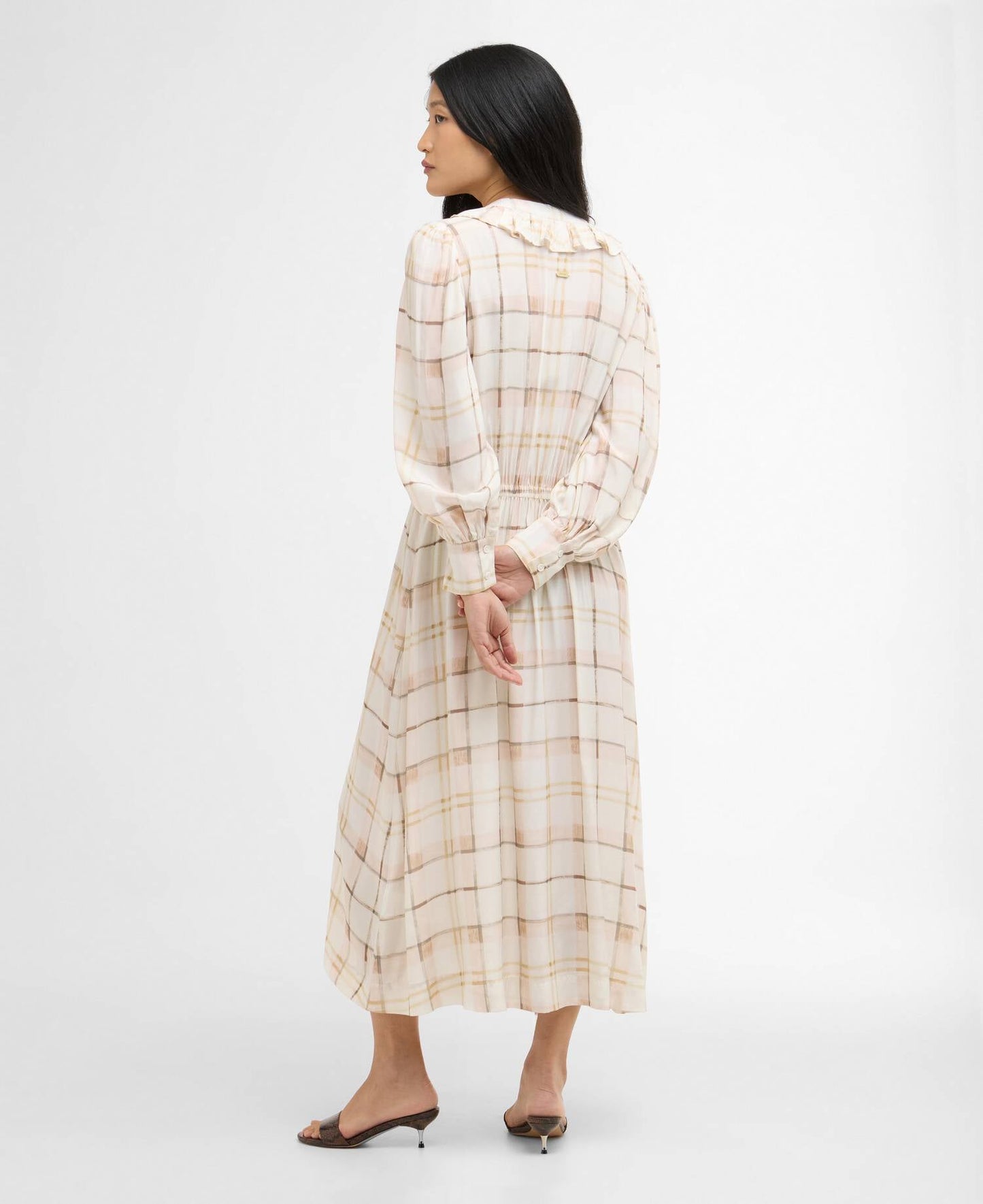 Barbour Asker Check Midi Dress