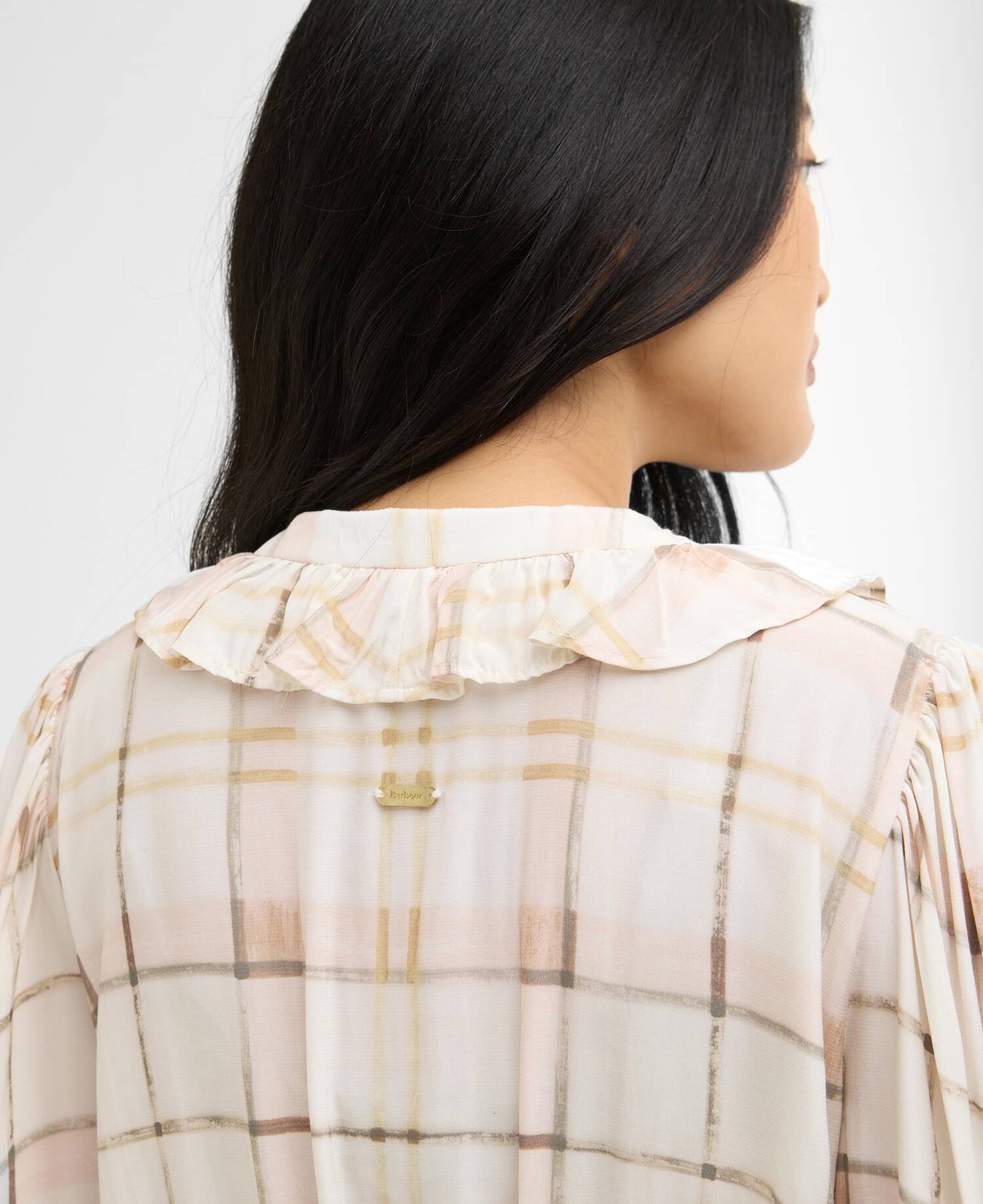 Barbour Asker Check Midi Dress