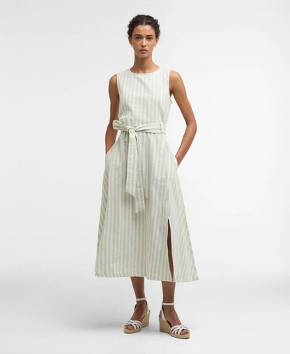 Barbour Inez Striped Midi Dress