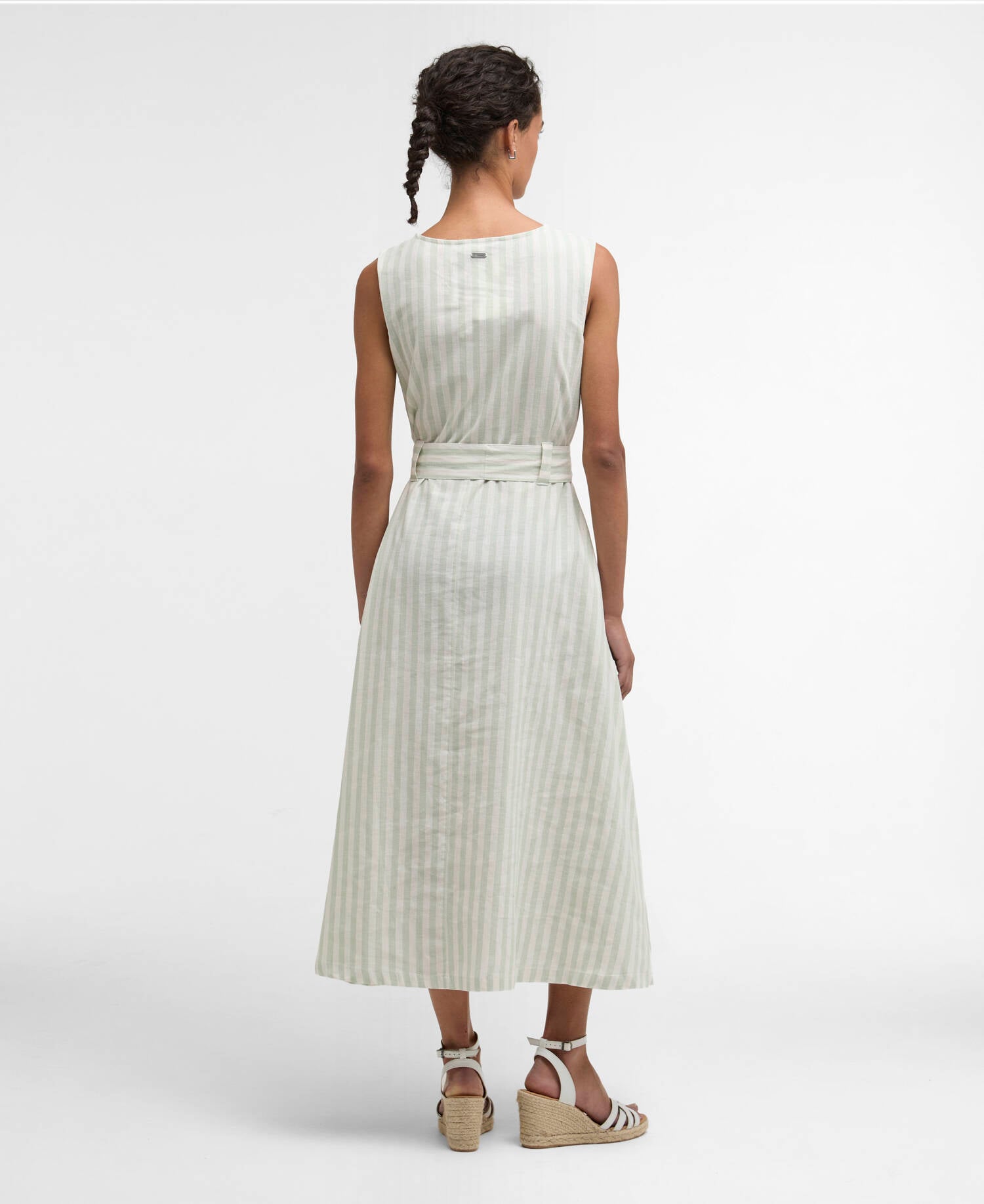 Barbour Inez Striped Midi Dress