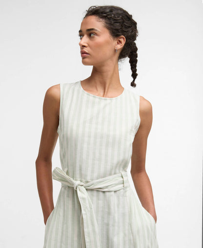 Barbour Inez Striped Midi Dress
