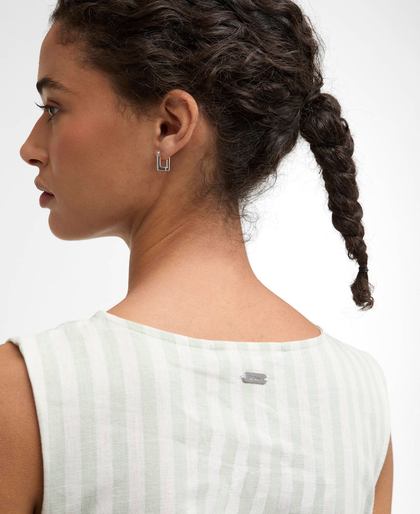 Barbour Inez Striped Midi Dress