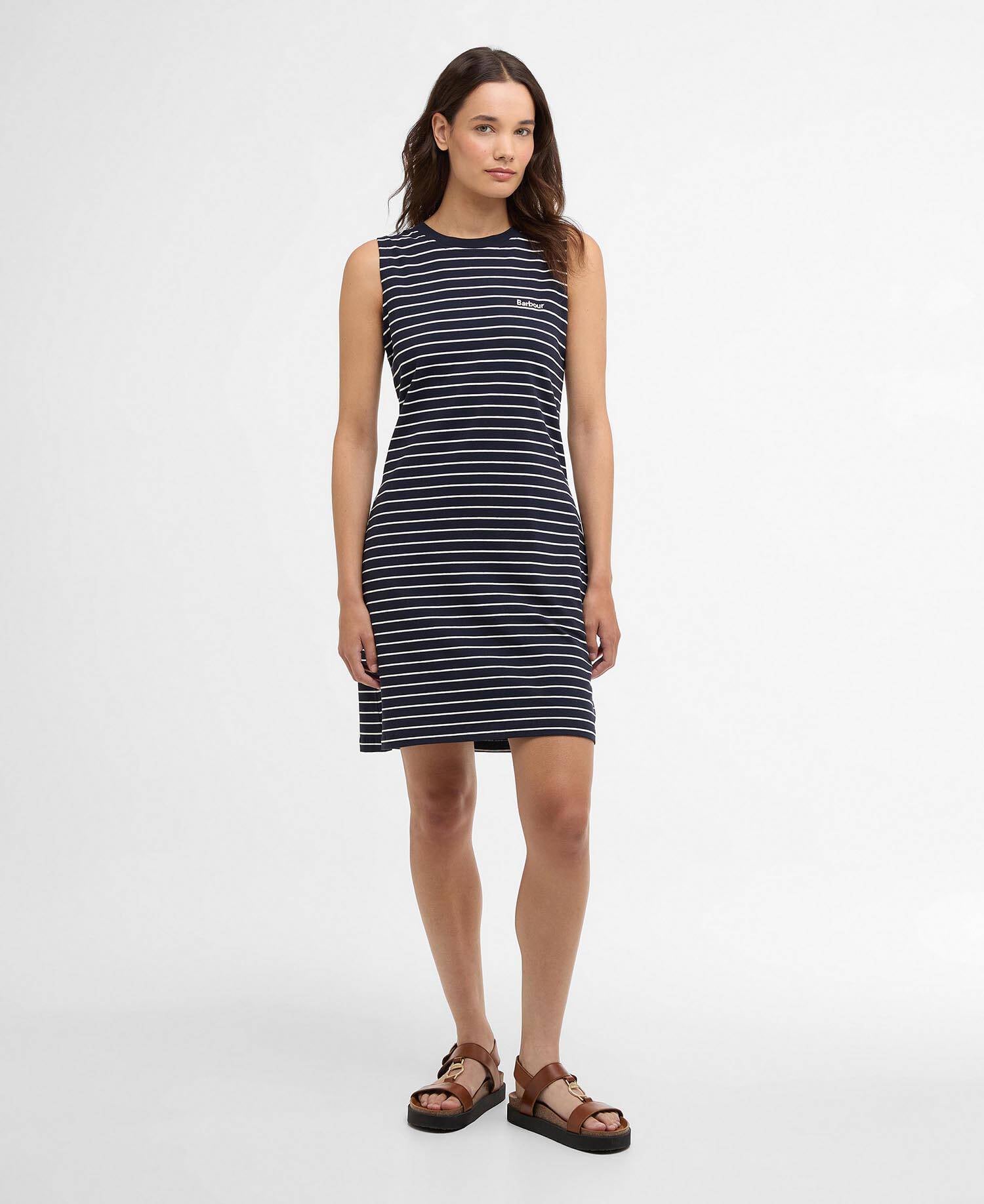 Barbour Hartland Striped Mini Dress