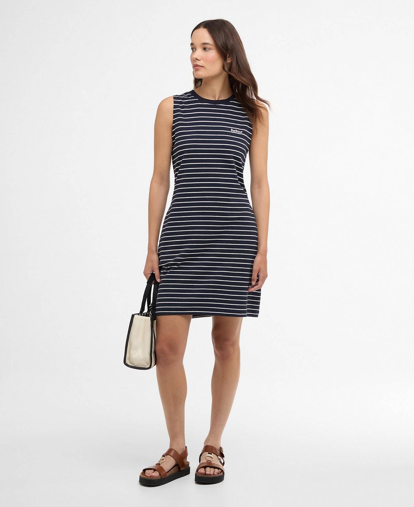 Barbour Hartland Striped Mini Dress