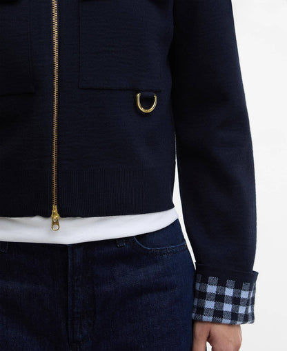 Barbour Paul Smith Loves Barbour Whitby Knitted Zip Through Cardigan