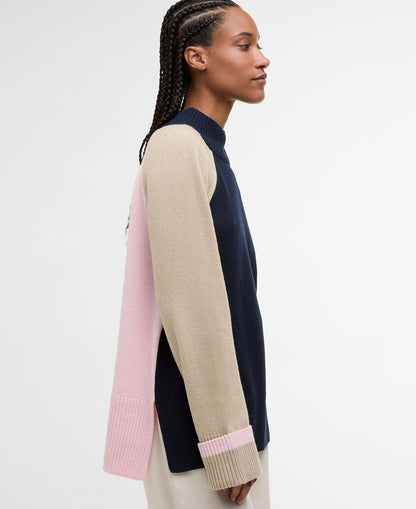 Barbour Wren Wool-Blend High-Neck Jumper