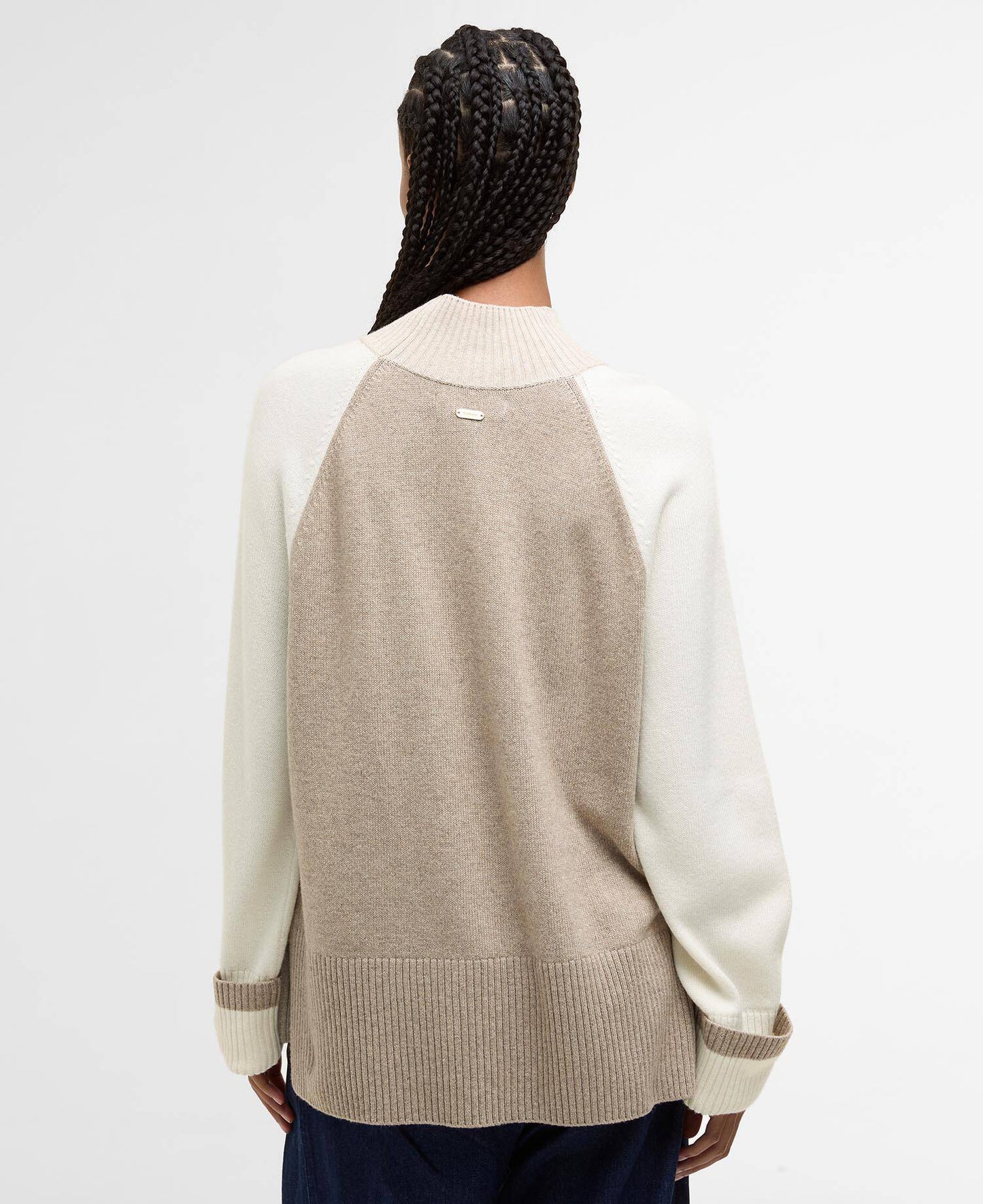 Barbour Wren Wool-Blend High-Neck Jumper