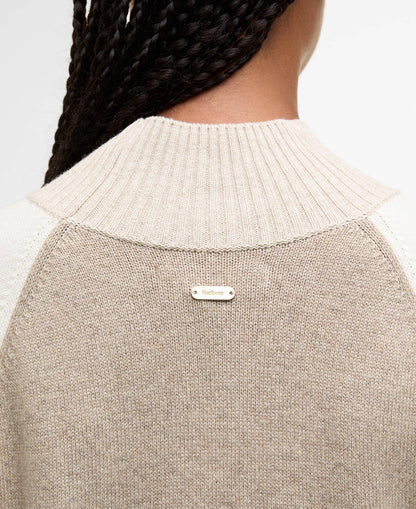 Barbour Wren Wool-Blend High-Neck Jumper