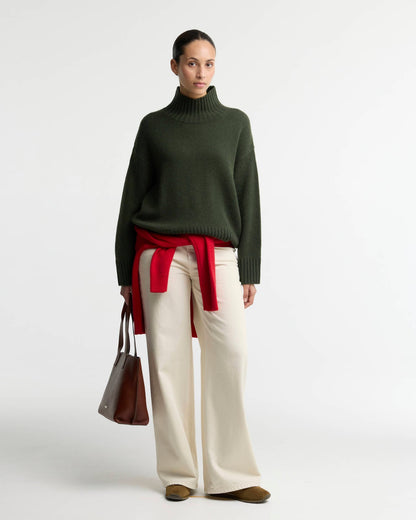 Barbour Woodhouse Cashmere-Blend Funnel Neck Jumper
