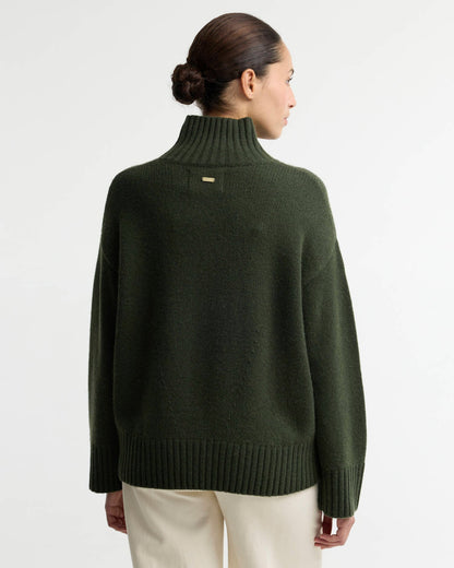 Barbour Woodhouse Cashmere-Blend Funnel Neck Jumper