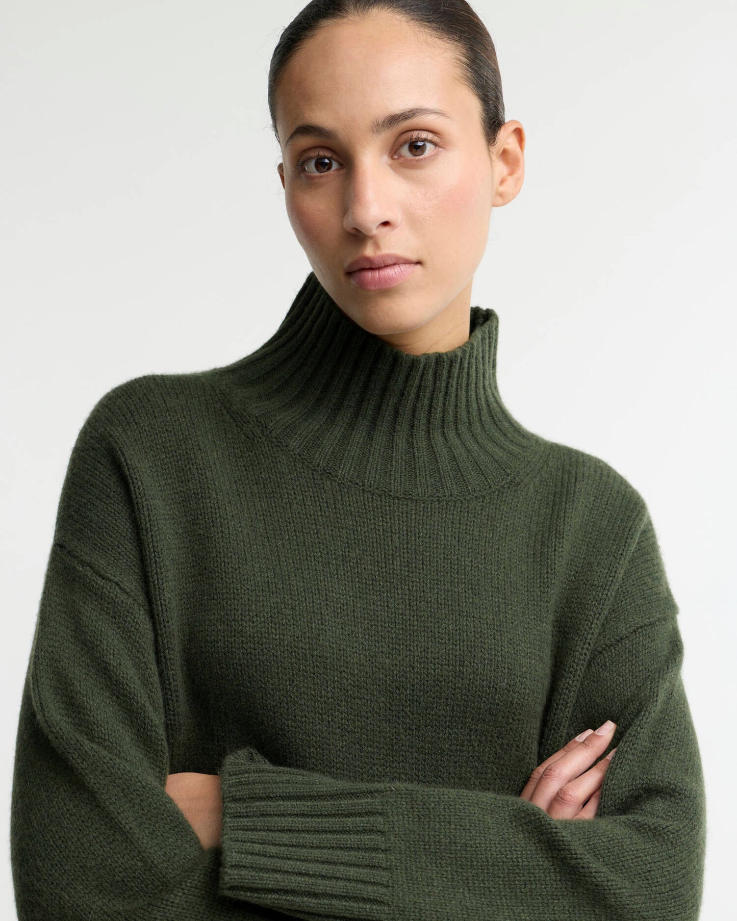 Barbour Woodhouse Cashmere-Blend Funnel Neck Jumper