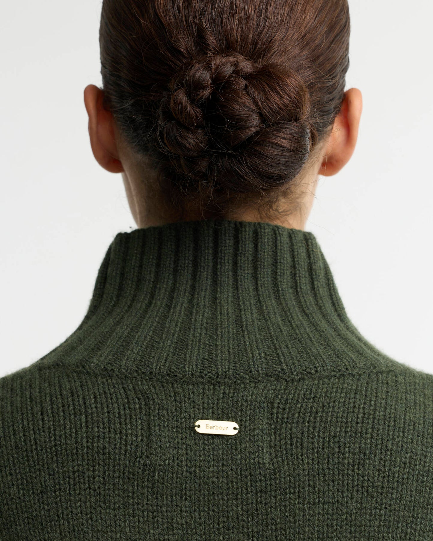 Barbour Woodhouse Cashmere-Blend Funnel Neck Jumper