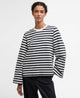 Cloud/Dark Navy Stripe
