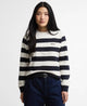 Dark Navy/Cloud Stripe