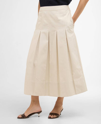 Barbour Kirby Pleated Midi Skirt