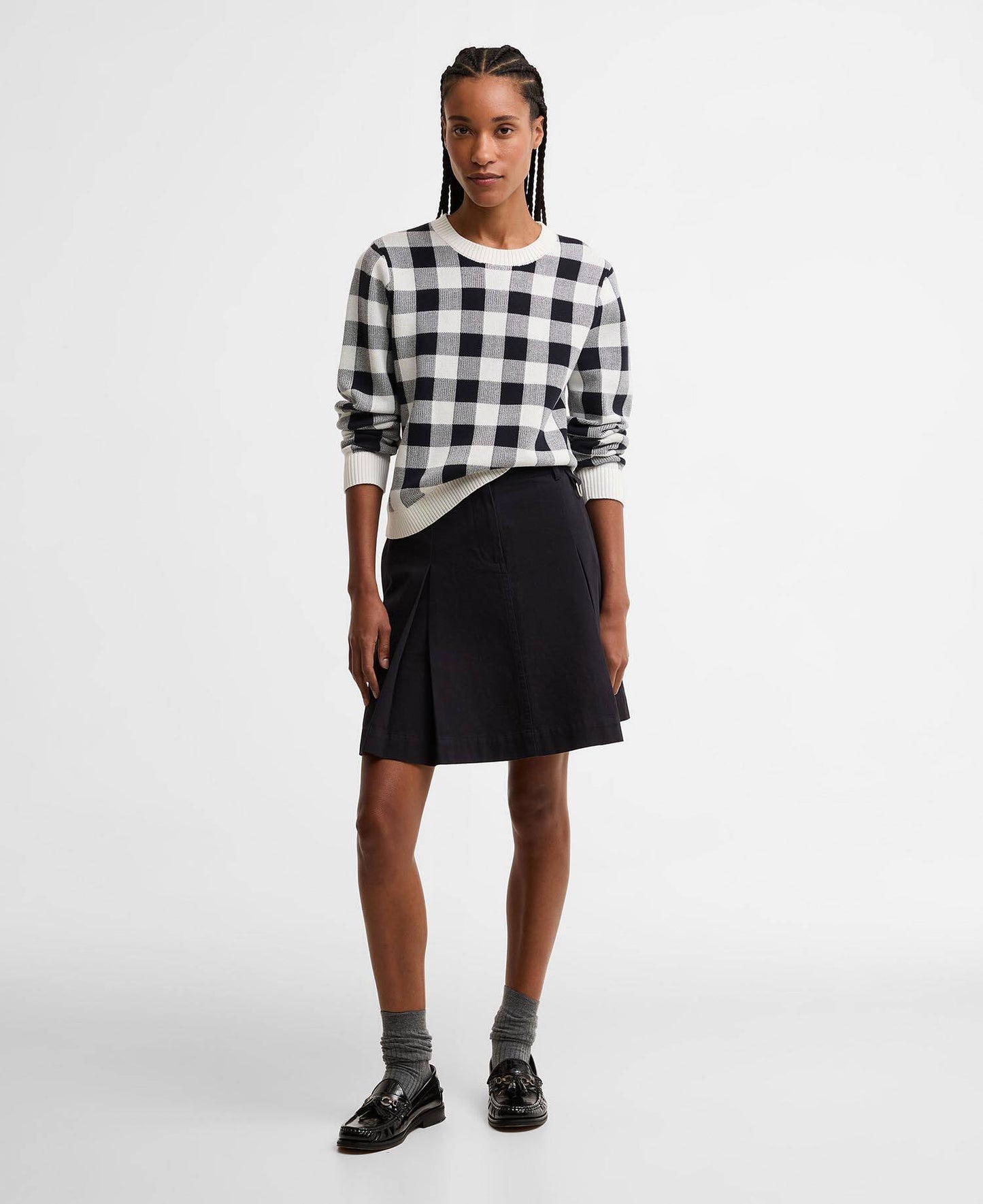 Barbour Aylesby Pleated Mini Skirt