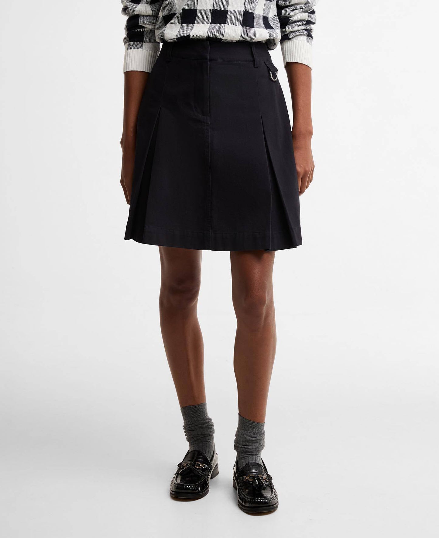 Barbour Aylesby Pleated Mini Skirt