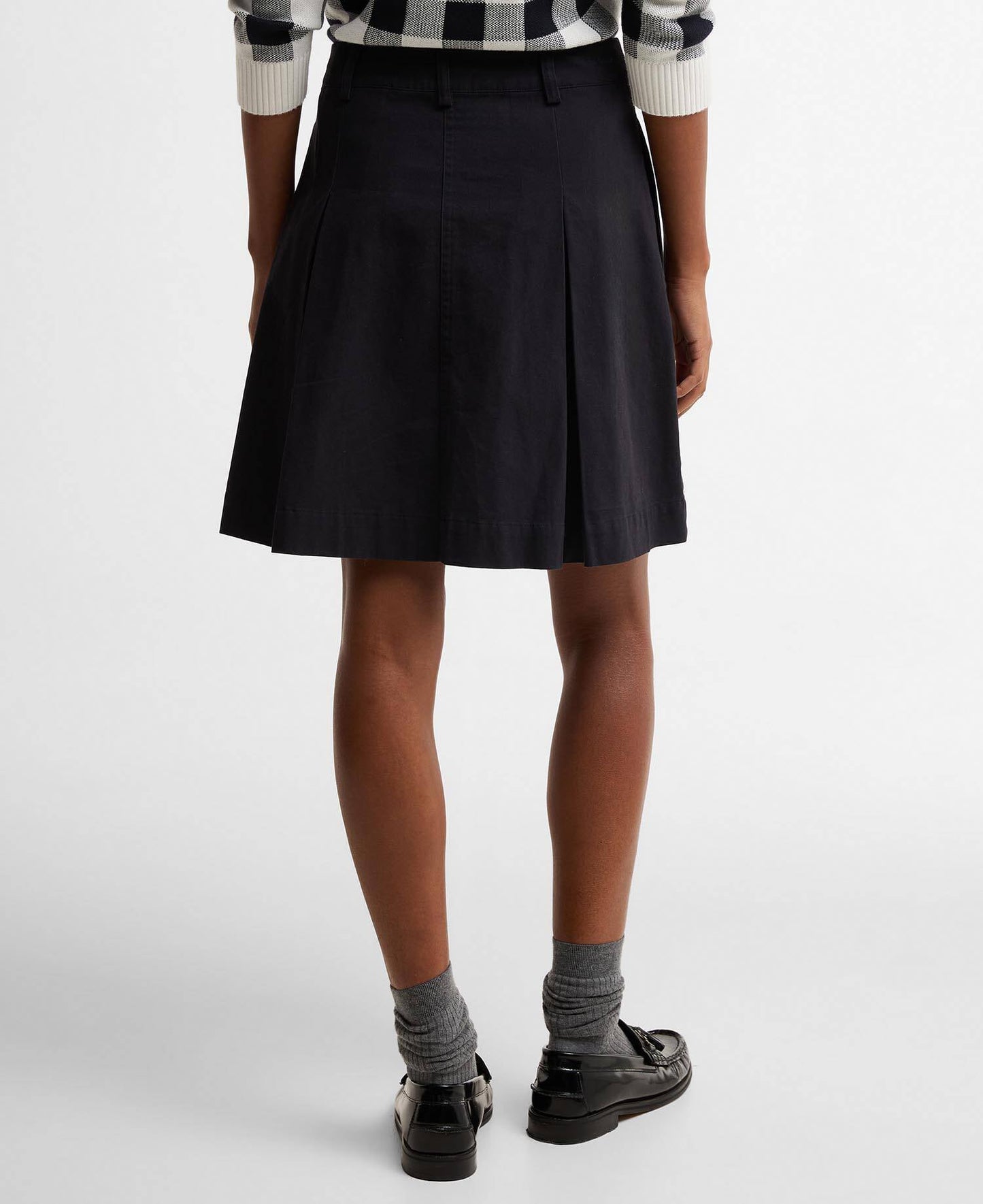 Barbour Aylesby Pleated Mini Skirt