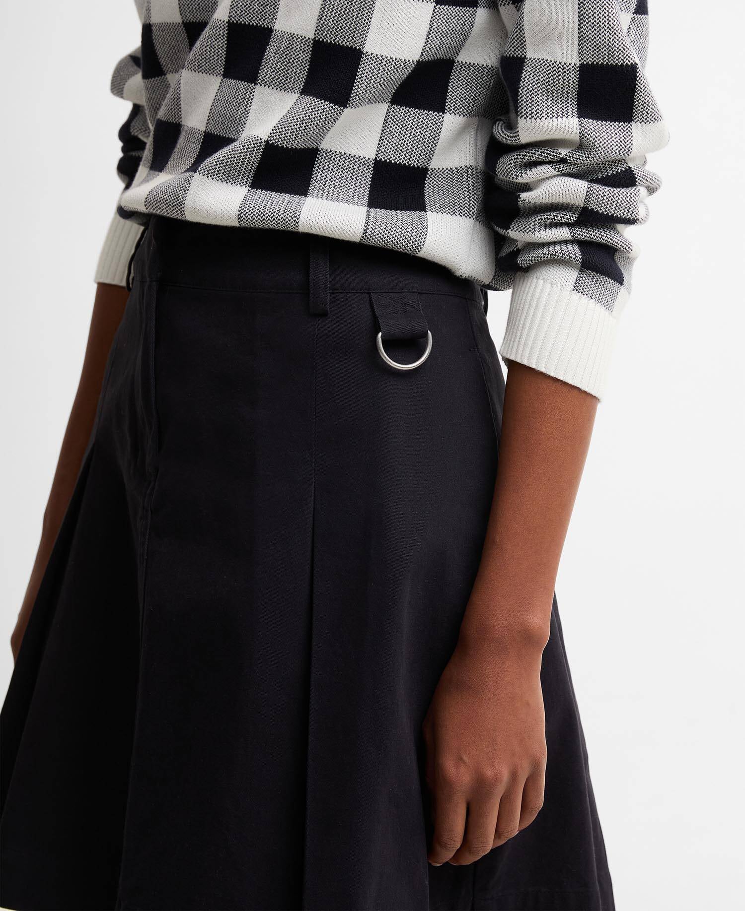 Barbour Aylesby Pleated Mini Skirt