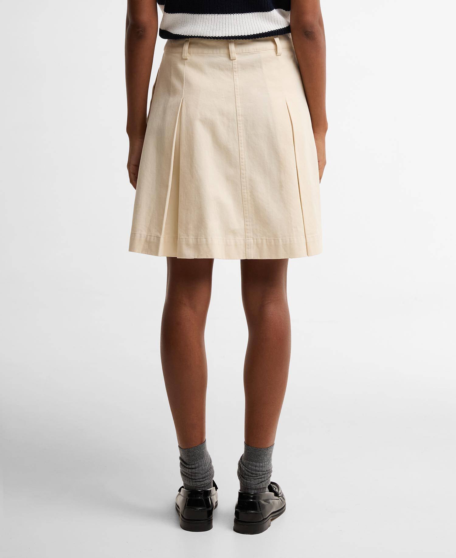 Barbour Aylesby Pleated Mini Skirt