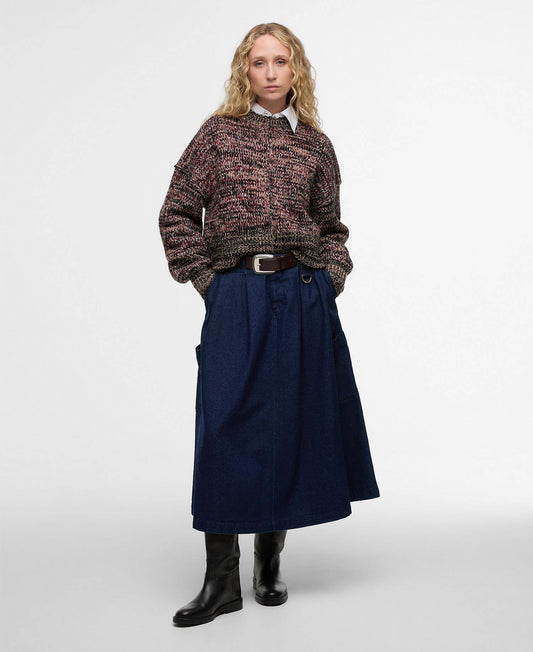 Barbour Saima Denim Midi Skirt